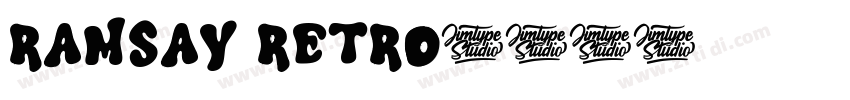 Ramsay Retro字体转换